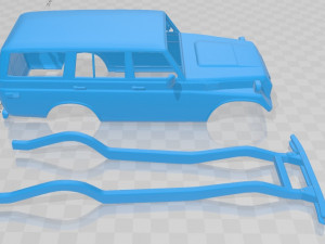 toyota land cruiser j55 1975 printable body car 3D 打印模型