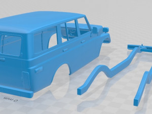 toyota land cruiser j55 1975 printable body car 3D 打印模型