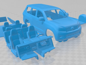 toyota land cruiser prado j150 5 door 2010 printable car 3D प्रिंट मॉडल