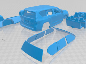 toyota land cruiser prado j150 5 door 2010 printable car 3D प्रिंट मॉडल