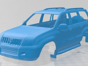 toyota land cruiser prado 120 5 door 2009 printable body car 3D प्रिंट मॉडल