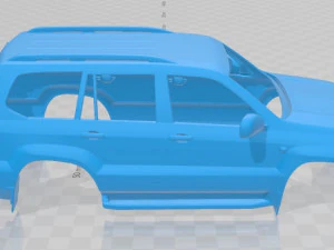 toyota land cruiser prado 120 5 door 2009 printable body car 3D Print Model