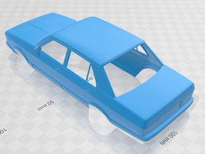 fiat argenta 1981 printable body car 3D Принт Модель