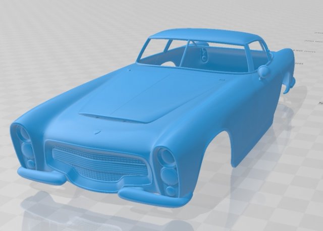 zeder z-250 1953 printable body car 3D प्रिंट मॉडल .c4d .max .obj .3ds .fbx .stl .blend 