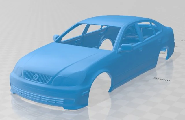 lexus gs 2004 printable body car 3D Print Model .c4d .max .obj .3ds .fbx .stl .blend 