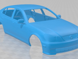 lexus gs 2004 printable body car Modello di stampa 3D