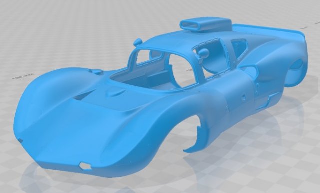 chaparral 2d 1966 printable body car Modelo de Impressão 3D .c4d .max .obj .3ds .fbx .stl .blend 
