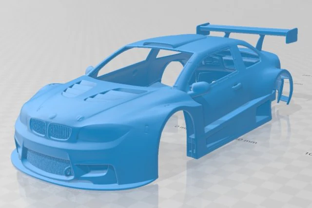 m1 gc10-v8 coupe 2011 printable body car 3D Print Model .c4d .max .obj .3ds .fbx .stl .blend 