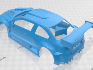 m1 gc10-v8 coupe 2011 printable body car 3D Print Model