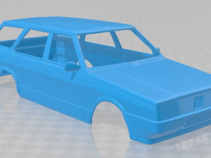 fiat regata weekend 1984 printable body car Modèles 3D en vedette