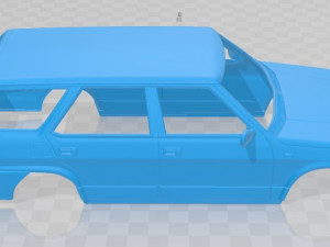 fiat regata weekend 1984 printable body car Modèles 3D en vedette