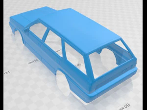 fiat regata weekend 1984 printable body car 3D Print Model