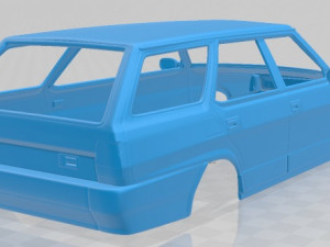 fiat regata weekend 1984 printable body car Modèles 3D en vedette