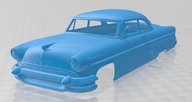 lincoln capri hardtop coupe 1955 printable body car Modelo de impresión 3D .c4d .max .obj .3ds .fbx .stl .blend