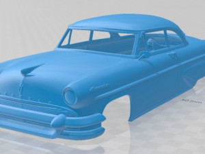 lincoln capri hardtop coupe 1955 printable body car 3Dプリントモデル
