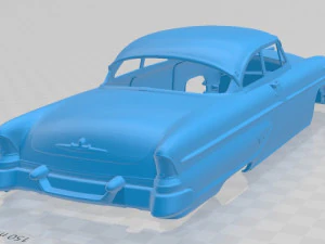 lincoln capri hardtop coupe 1955 printable body car 3D Print Model