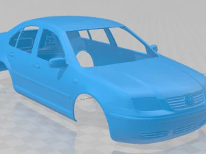 volkswagen jetta sedan 2003 printable body car 3D Print Model