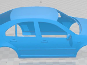 volkswagen jetta sedan 2003 printable body car 3D Print Model
