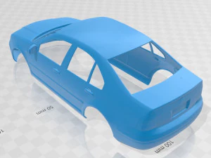 volkswagen jetta sedan 2003 printable body car 3D Print Model