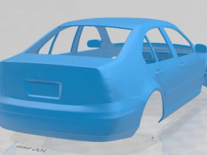 volkswagen jetta sedan 2003 printable body car 3D Print Model