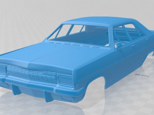 opel diplomat a 1964 printable body car 3D Baskı Modeli