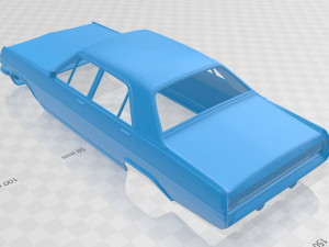 opel diplomat a 1964 printable body car 3Dプリントモデル