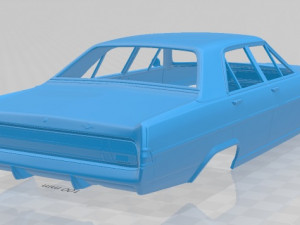 opel diplomat a 1964 printable body car 3Dプリントモデル
