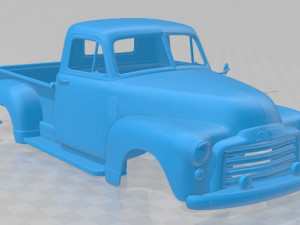 9300 pickup 1952 printable body car 3D Print Model