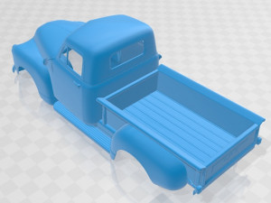 9300 pickup 1952 printable body car 3D Print Model