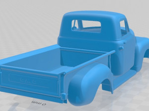 9300 pickup 1952 printable body car 3D Print Model