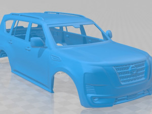 nissan patrol ti l 2020 printable body car Model Cetak 3D
