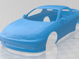 mazda mx-3 1992 printable body car Modelo de impresión 3D