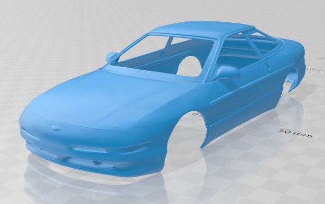 probe gt 1995 printable body car 3D-printmodel .c4d .max .obj .3ds .fbx .stl .blend 