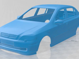 opel astra g 1998 printable body car 3D Print Model