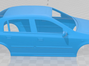 opel astra g 1998 printable body car Modelo de impresión 3D