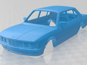 serie 5 e28 sedan 1987 printable body car Model do druku 3D