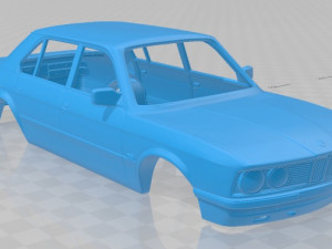 serie 5 e28 sedan 1987 printable body car Model do druku 3D