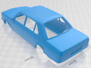 serie 5 e28 sedan 1987 printable body car Model do druku 3D