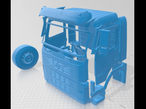 volvo fm truck 2010 printable truck 3D Print Model