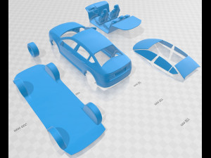citroen c5 2011 printable car 3D Print Model