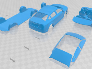 citroen c5 2011 printable car 3D Print Model