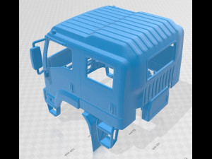 isuzu fts 800 2014 printable cabin truck 3D Принт Модель