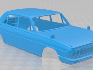 nissan president 1965 printable body car 3Dプリントモデル