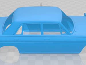 nissan president 1965 printable body car 3Dプリントモデル