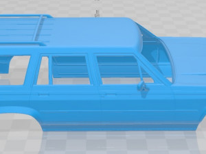 country squire 1986 printable body car 3D Принт Модель