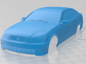 Lexus Gs 2004 printbare carrosserieauto 3D printmodel