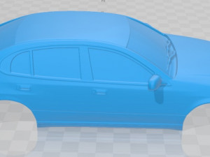 lexus gs 2004 printable body car 3D Baskı Modeli