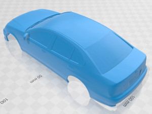 lexus gs 2004 printable body car 3D Baskı Modeli