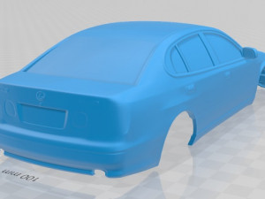 lexus gs 2004 printable body car 3D Baskı Modeli