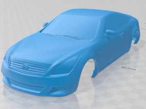 infiniti g37 sedan 2011 printable body car 3D Print Model